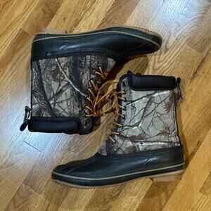 Red Head Camo Duck Boots Mens 12 Waterproof